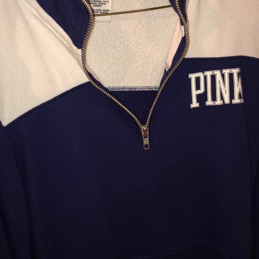 Vs pink half zip